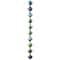 12 Pack: 12mm Turquoise Glass Cross Faceted Beads by Bead Landing™